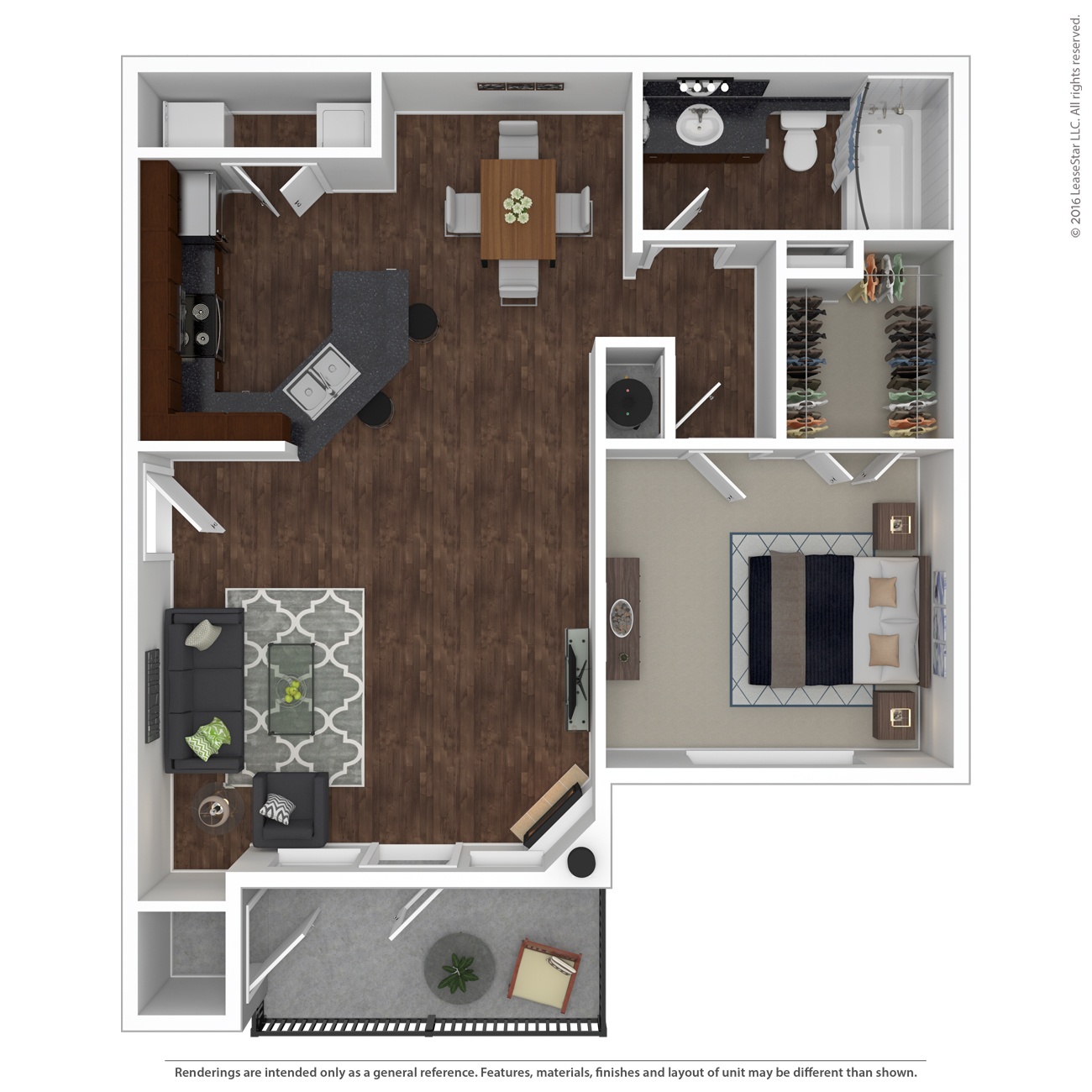 The Santa Anita floor plan